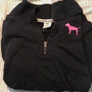 3/4 zip VS Pink pullover sweatshirt